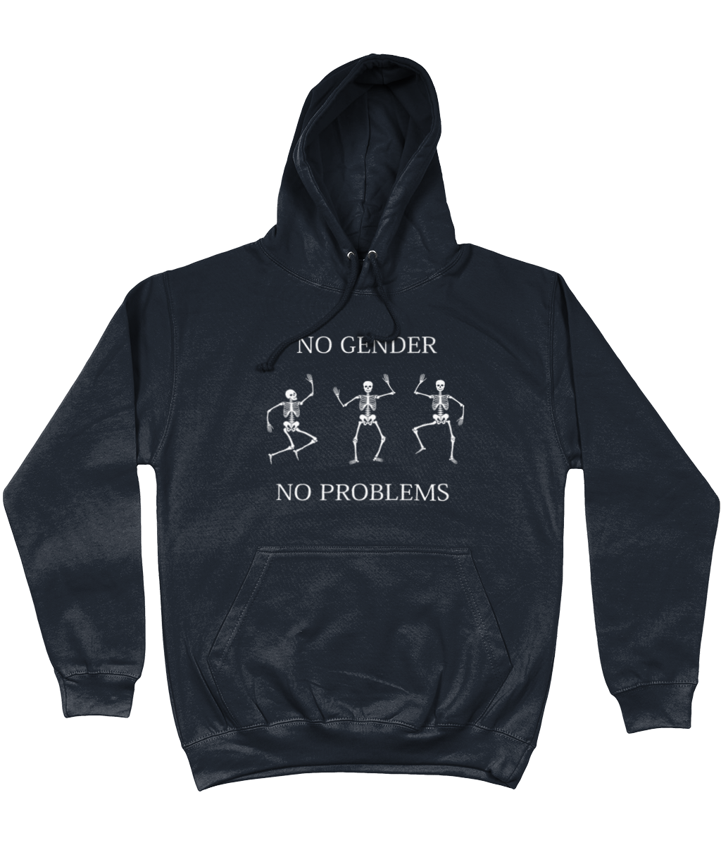 No Gender No Problems Skeleton Hoodie