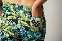 Swim Shorts with Packing Pouch Patterned