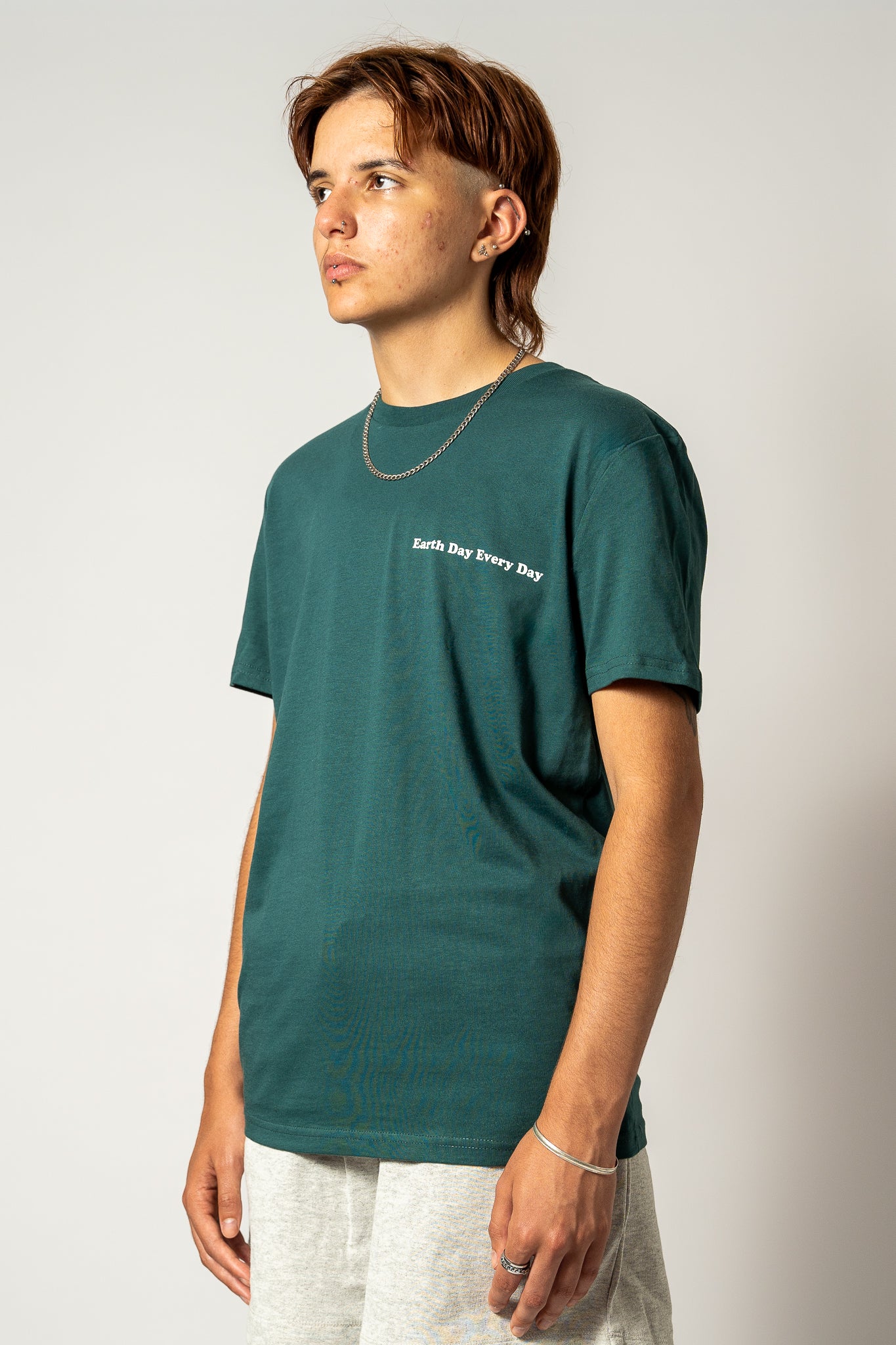 Earth Day Every Day Trans Flag Colours Tee