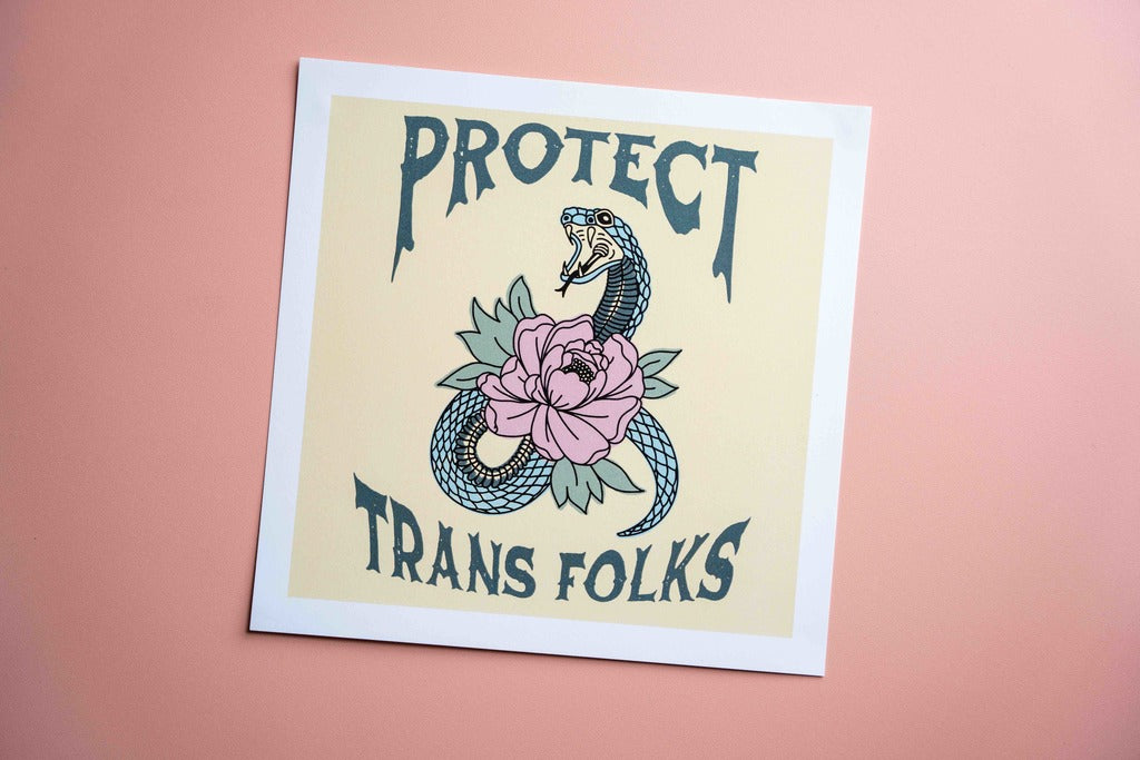 Protect Trans Folks Print