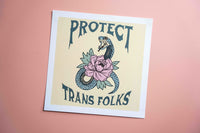 Protect Trans Folks Print