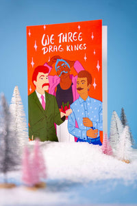 Three Drag Kings - Christmas Card