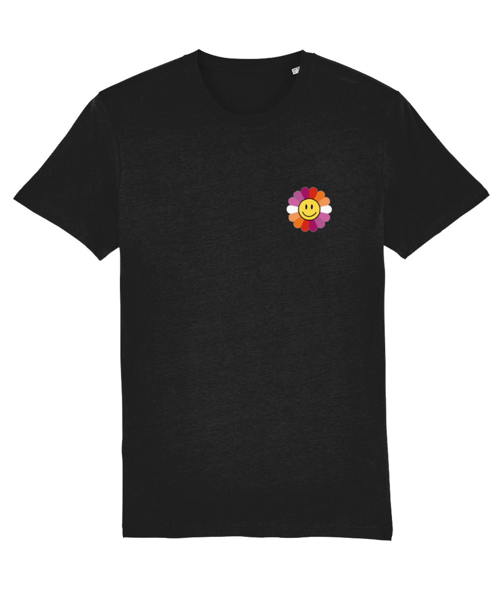 Lesbian Flower Flag Tee