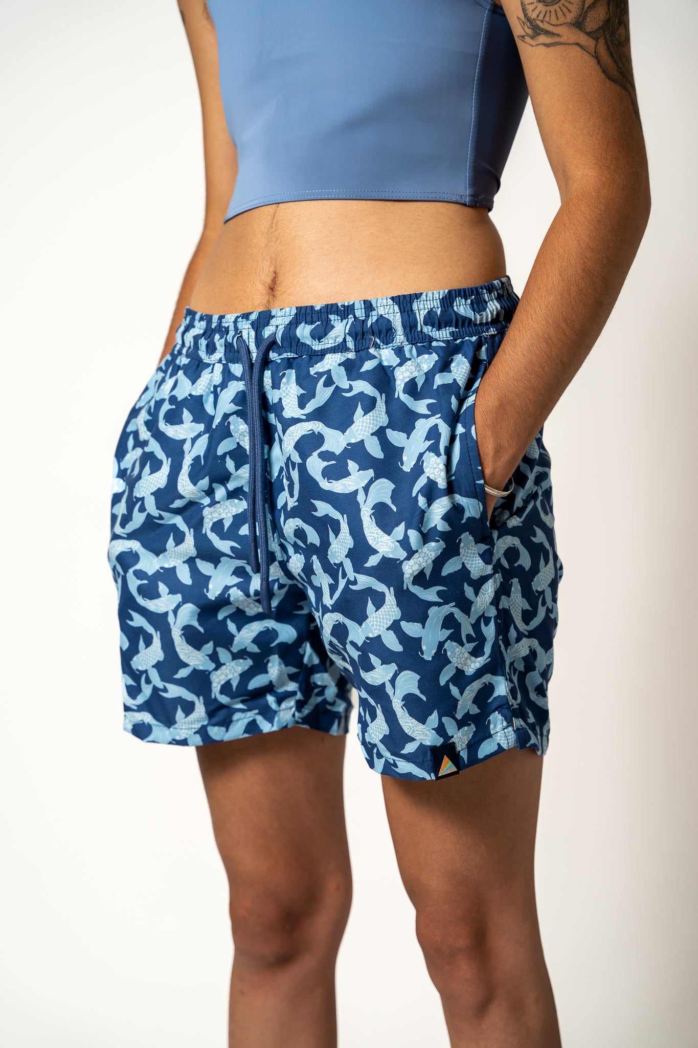Swim Shorts with Packing Pouch