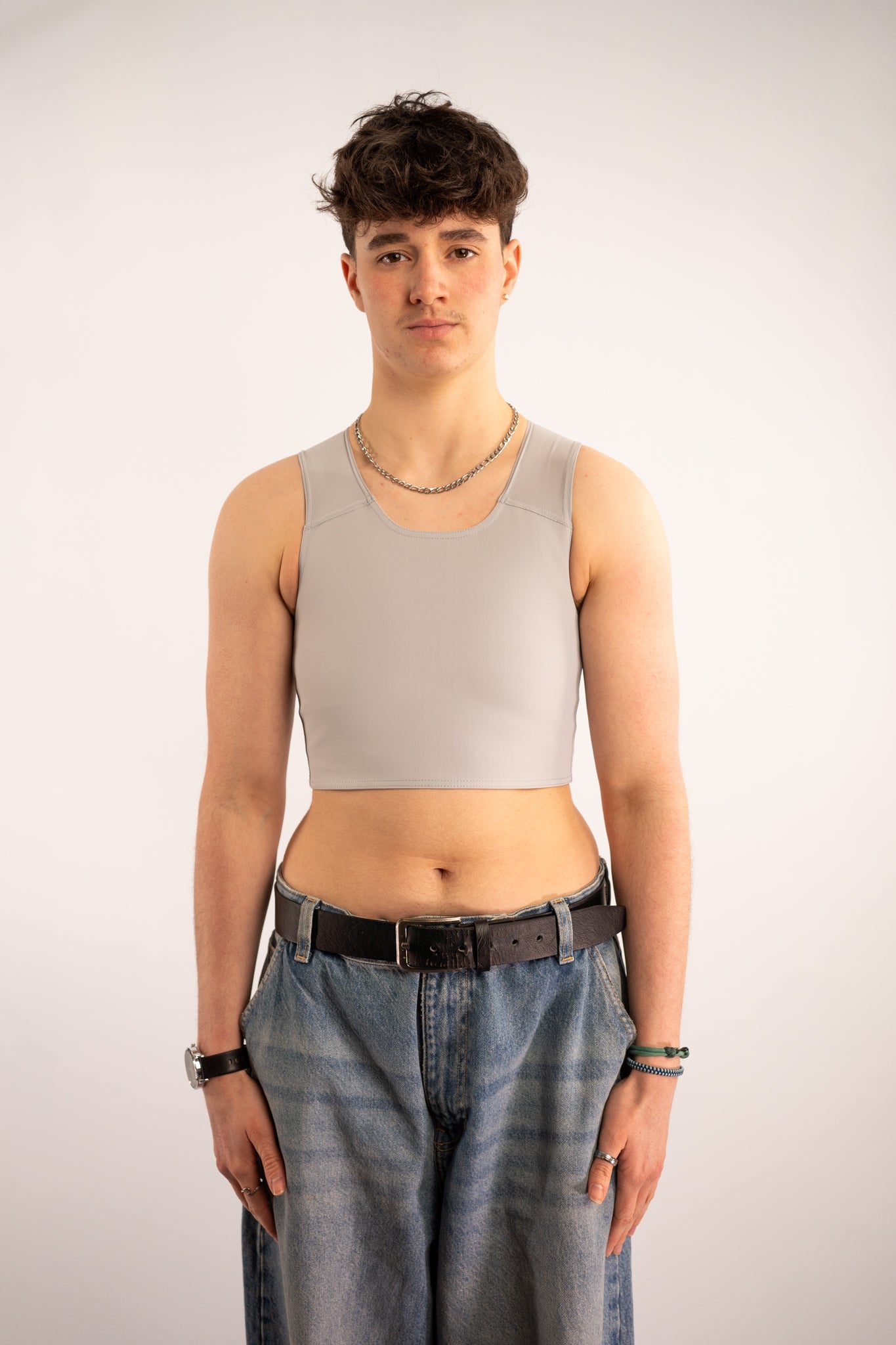 Grey Short Chest Binder