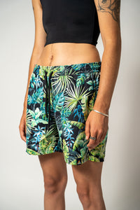 Swim Shorts with Packing Pouch Patterned