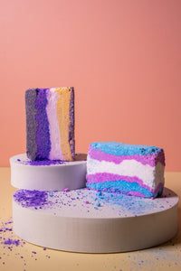 Non-Binary Flag Bath Bomb